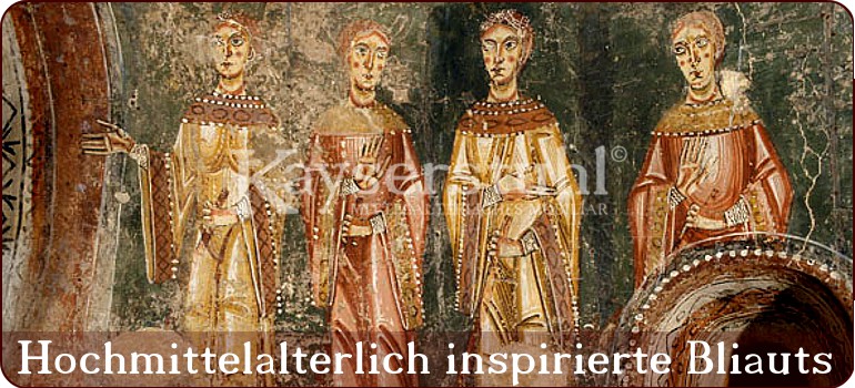 FRÜHMITTELALTERLICH INSPIRIERTE HANDBESTICKTE KLEIDER