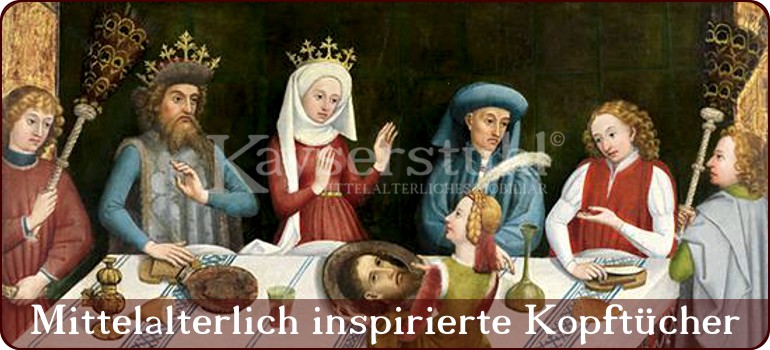 Mittelalterlich inspirierte Kopftücher