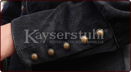 Coteharde-Samtkleid "Isabeau", schwarz