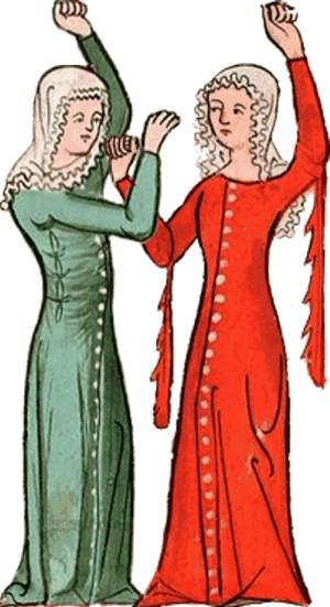 Detail aus Hs 2505 37r "Speculum humanae salvationis" Westfalen od. Köln, um 1360