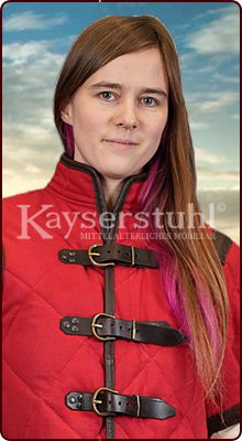TheWitcher©-Gambeson "Bärenschule", rot