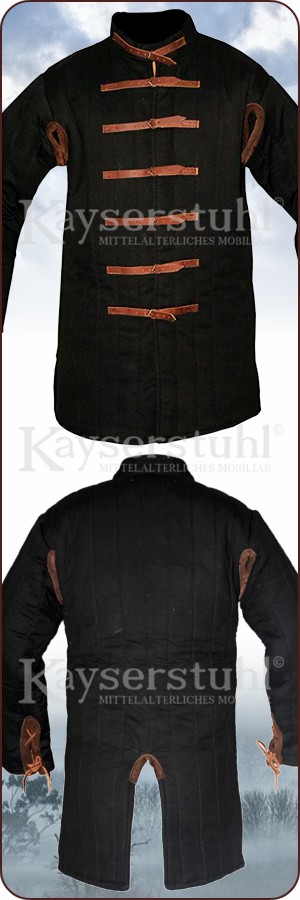 Gambeson "Akkon" (Aketon), schwarz