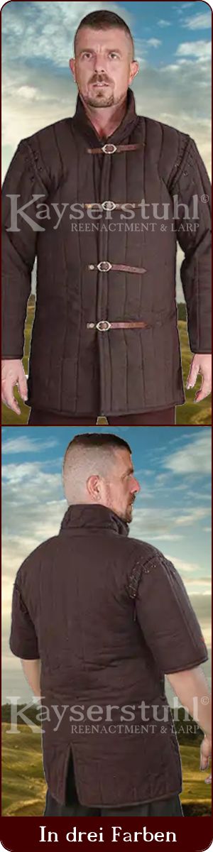 Schwerer Gambeson mit austauschbaren Ärmeln