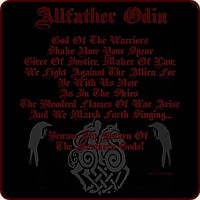 Rückseite "Beware the return of... Odin"