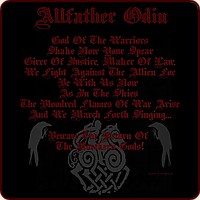 Rückseite "Beware the return of... Odin"