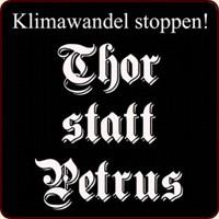 Motiv "Thor statt Petrus - Klimawandel Stoppen"