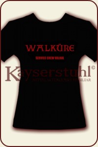 Girlie-Shirt "Walküre - Service Crew Valhal"