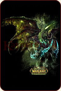 Vorderseite WOW T-Shirt "Illidan Black Temple"