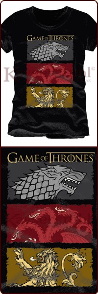 Game Of Thrones T-Shirt "Stark Charcoal"