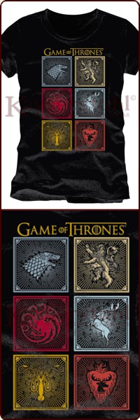 Game Of Thrones T-Shirt "Badges Of The King"