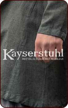 Schlichte Wikinger-Leinentunika "Leif", grün