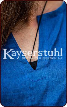 Wikinger-Leinentunika "Halfgar", blau