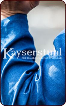 Wikinger-Leinentunika "Halfgar", blau
