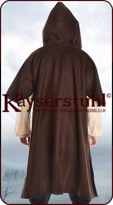 Garnache "Laurin" aus Wolle in schwarz oder braun