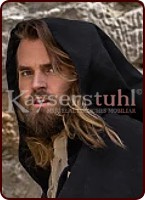 Umhang KKB aus Wolle mit runder Kapuze zum Binden