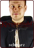 Einfacher Umhang KKS mit runder Kapuze mit Schliesse