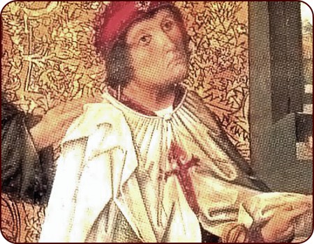 Kreuzritter-Waffenrock aus schwerer gefütterter Baumwolle