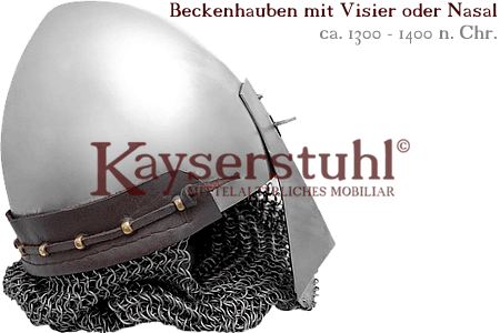 Beckenhauben/Bascinets, ca. 1300 - 1400 n. Chr.