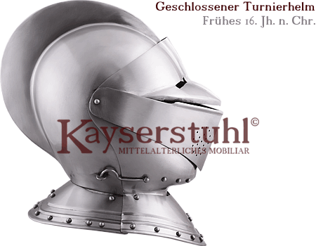 Geschlossener Turnierhelm