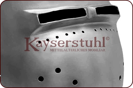 Beckenhaube mit abgerundetem Visier (HR)