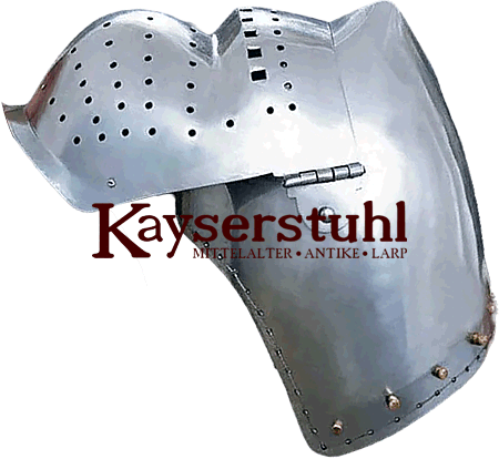 Beckenhaube mit rechteckig gelochtem Sehschlitz (MW)
