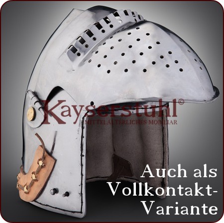 Beckenhaube mit abgerundetem Visier (WC)