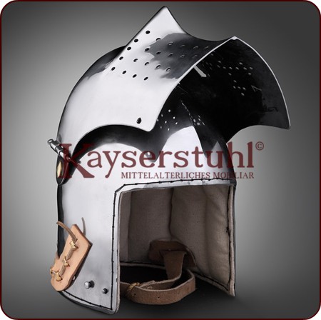 Französische Beckenhaube mit Visier (MH)