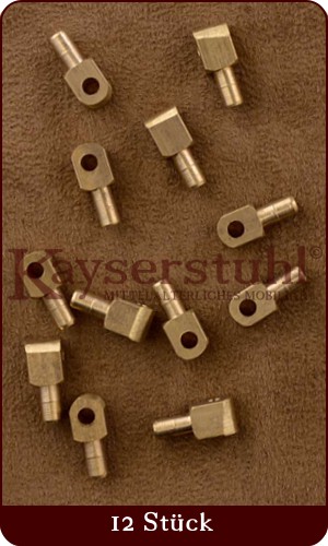 Vervelles, 12 Stück (Ersatznieten für Beckenhauben)