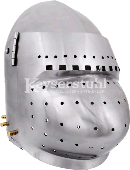 Beckenhaube mit rechteckig gelochtem Sehschlitz (WS)