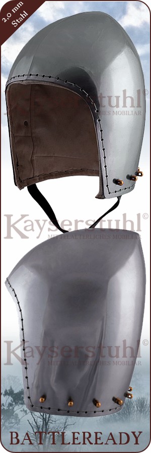 Beckenhaube ohne Visier und Brünne (WS)