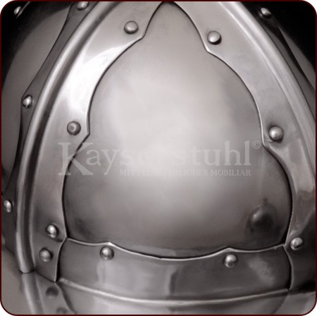 Italienischer Eisenhut mit gekreuzten Spangen (1,6 mm)