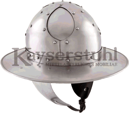 Eisenhut mit Wangenklappen 14 Jhd. (2,0 mm)