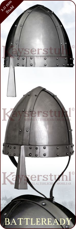 Spangenhelm "Tristan" mit 3,5 mm Nasal 