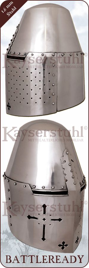 Kübelhelm mit Kreuz (Großer Helm)