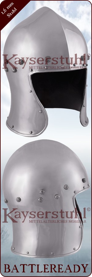 Norditalienische Barbuta (WS) um 1465