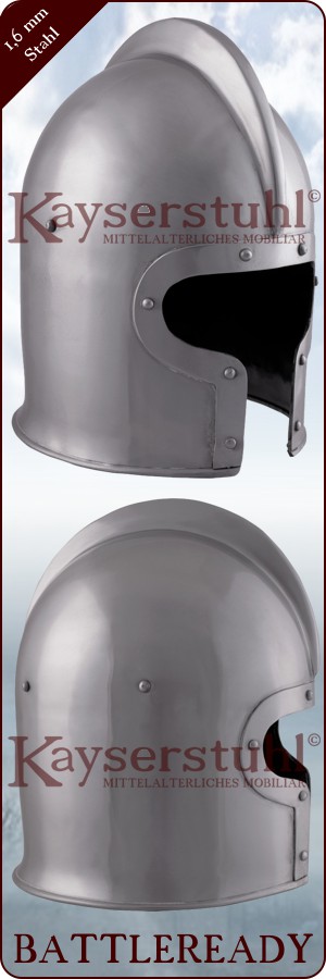 Italienische Barbuta "Sergeant" um 1440