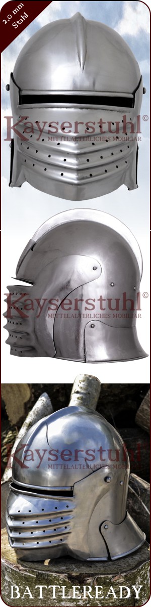 Schaller (WS) mit Blasebalgvisier um 1490