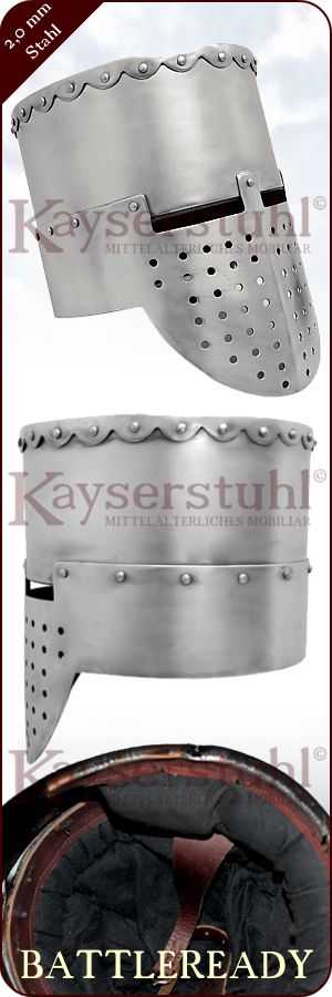 Kreuzritter Topfhelm "Maciejowski 02"