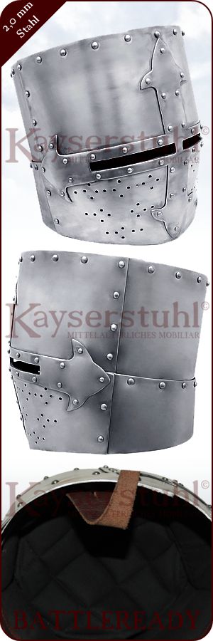 Französischer Topfhelm "Macieowski" 