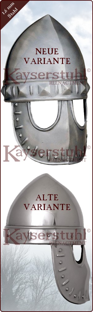 Italonormannischer Helm "Sergeant" mit Gesichtsmaske