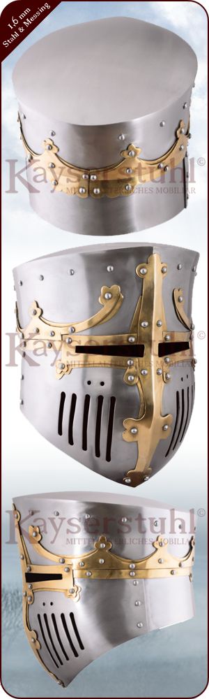 Kreuzritter-Topfhelm "Westminster Style"