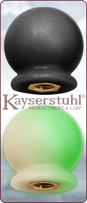 Red Dragon Synthetik-Knauf für Korbgefäße