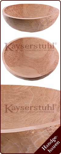 Handgehauene Holzschale (30 cm)