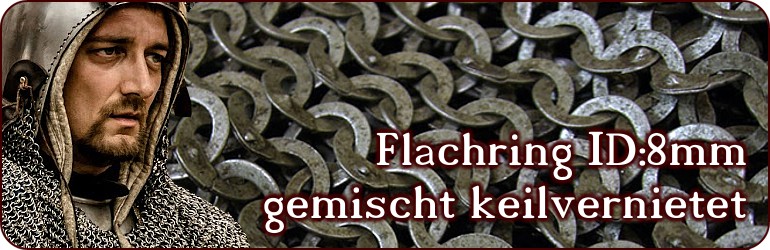 Flachringe ID:8mm, Gemischtes Geflecht