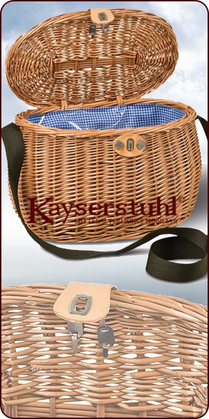 Umhängekorb mit Deckel (Anglerkorb)