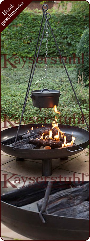 Dreibein 118 cm optimiert für Feuerschalen