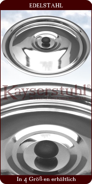 Emaillierter Deckel in acht Größen