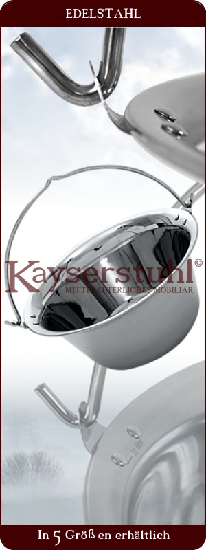 Massiver Edelstahl-Schwenkgrill in vier Größen