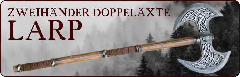 Zweihändige LARP-Doppelaexte