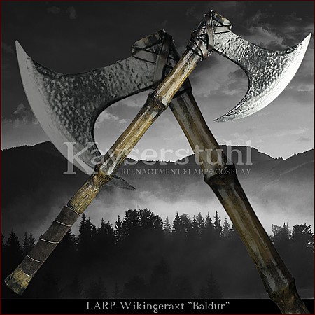Einh&auml;ndige LARP Axt "Baldur"
